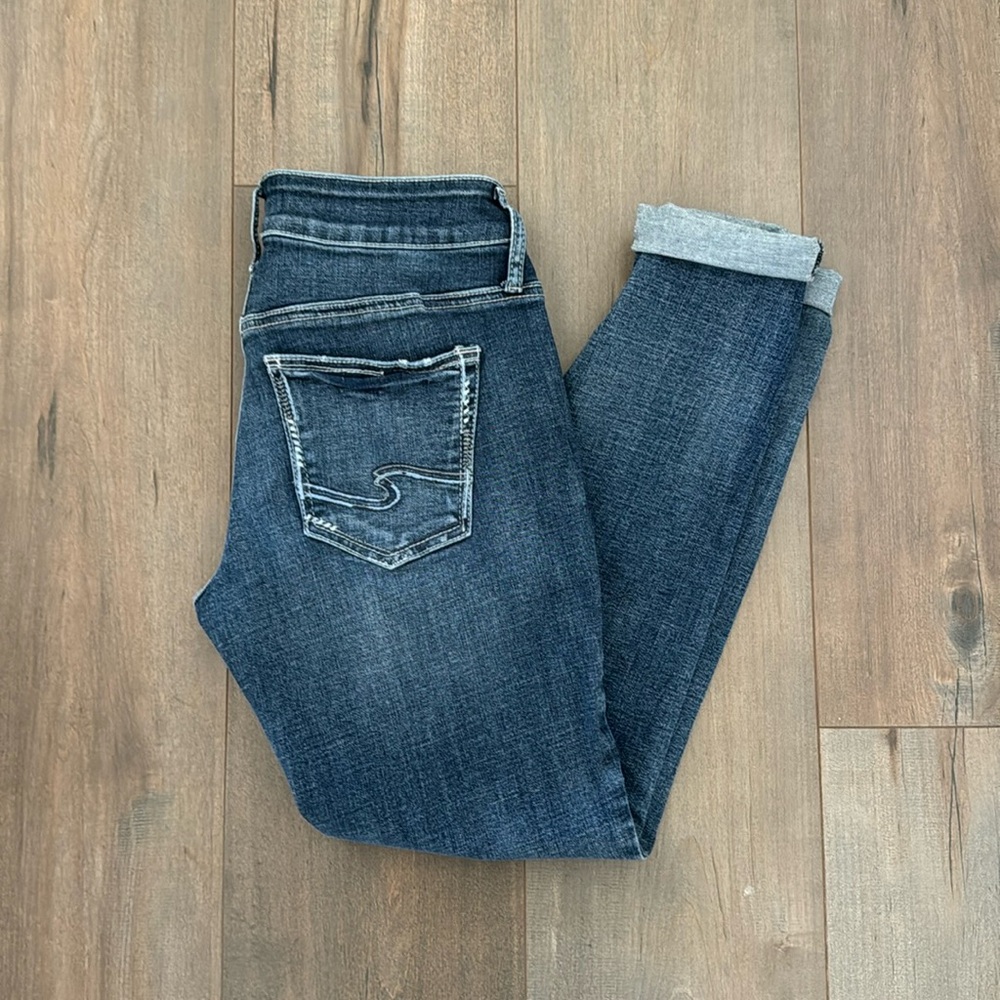 Silver Britt Skinny jeans. Size W27/L29